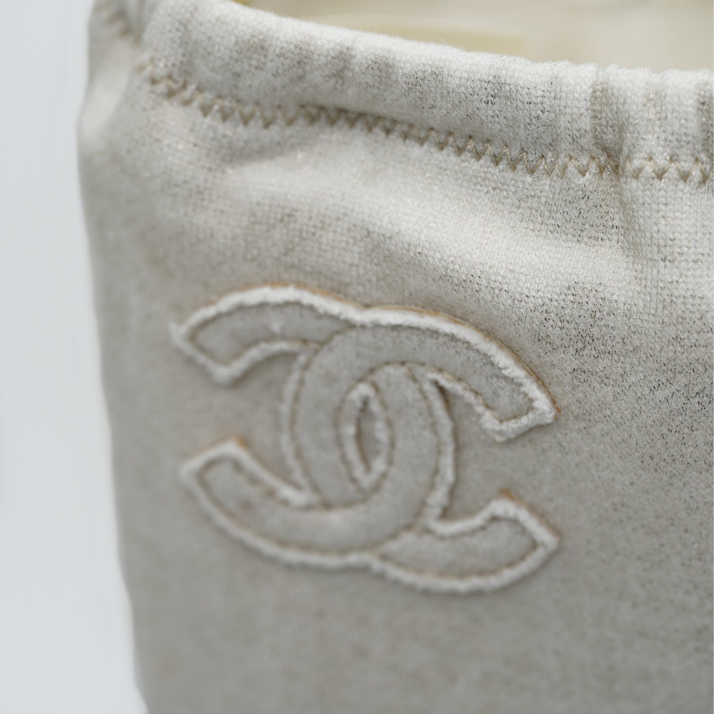 Bottines Toile Chanel Croisière 2008 par Karl Lagerfeld
