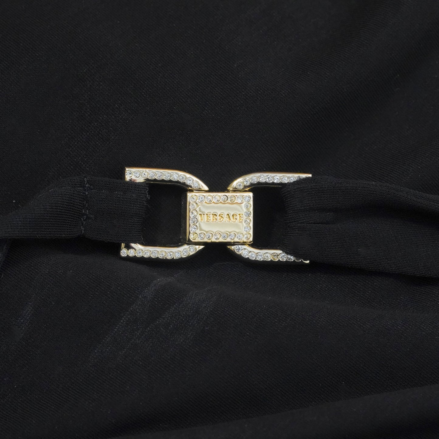 Debardeur Noir Versace 2000 par Donatella Versace