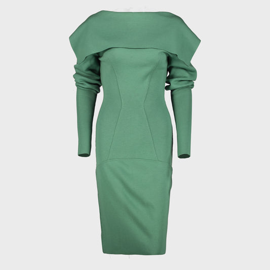 Alaia Wool Dress FW 1987 by Azzedine Alaia