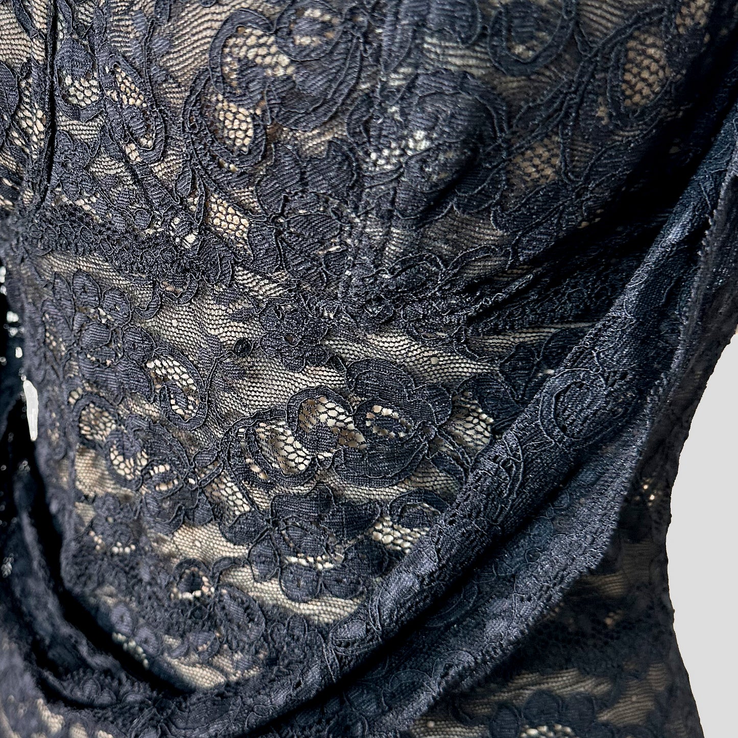 Bustier Dentelle Noir Chantal Thomas 1990