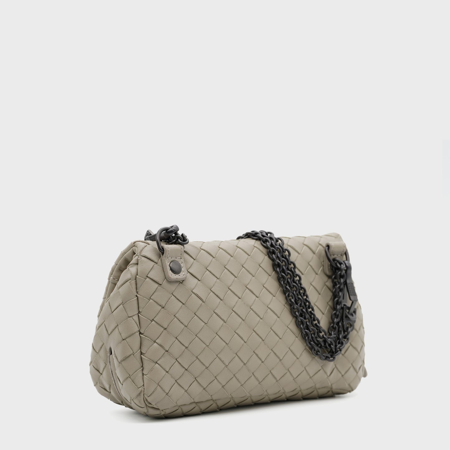 Sac Intersia Crossbody Gris Bottega Veneta