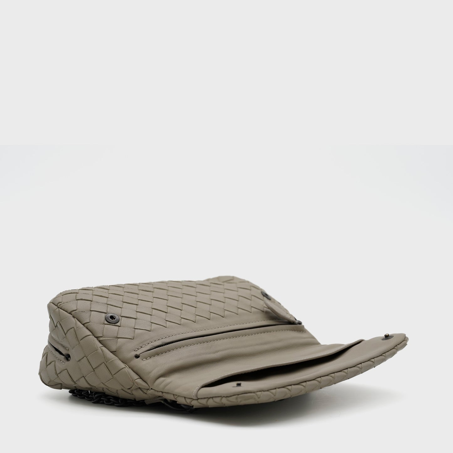 Sac Intersia Crossbody Gris Bottega Veneta