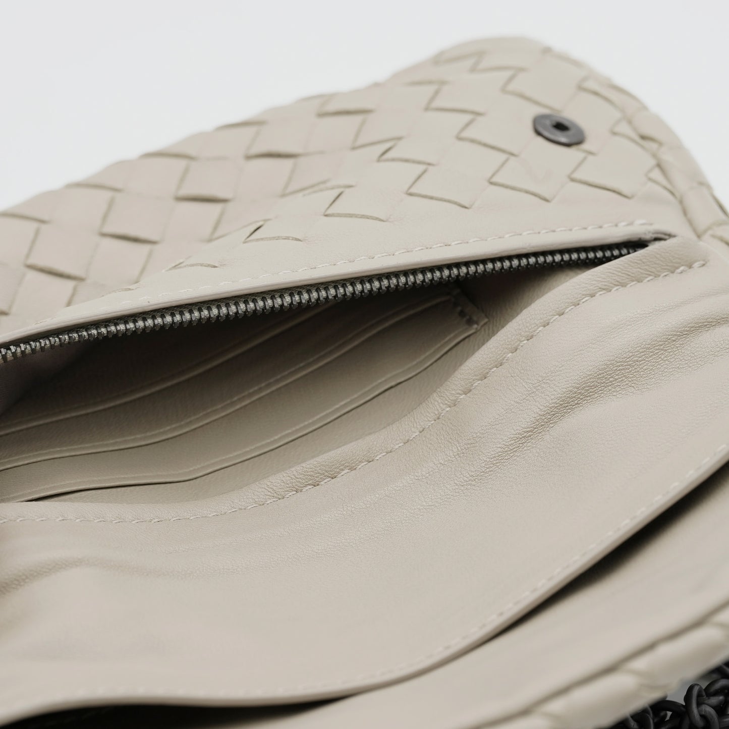 Sac Intersia Crossbody Gris Bottega Veneta