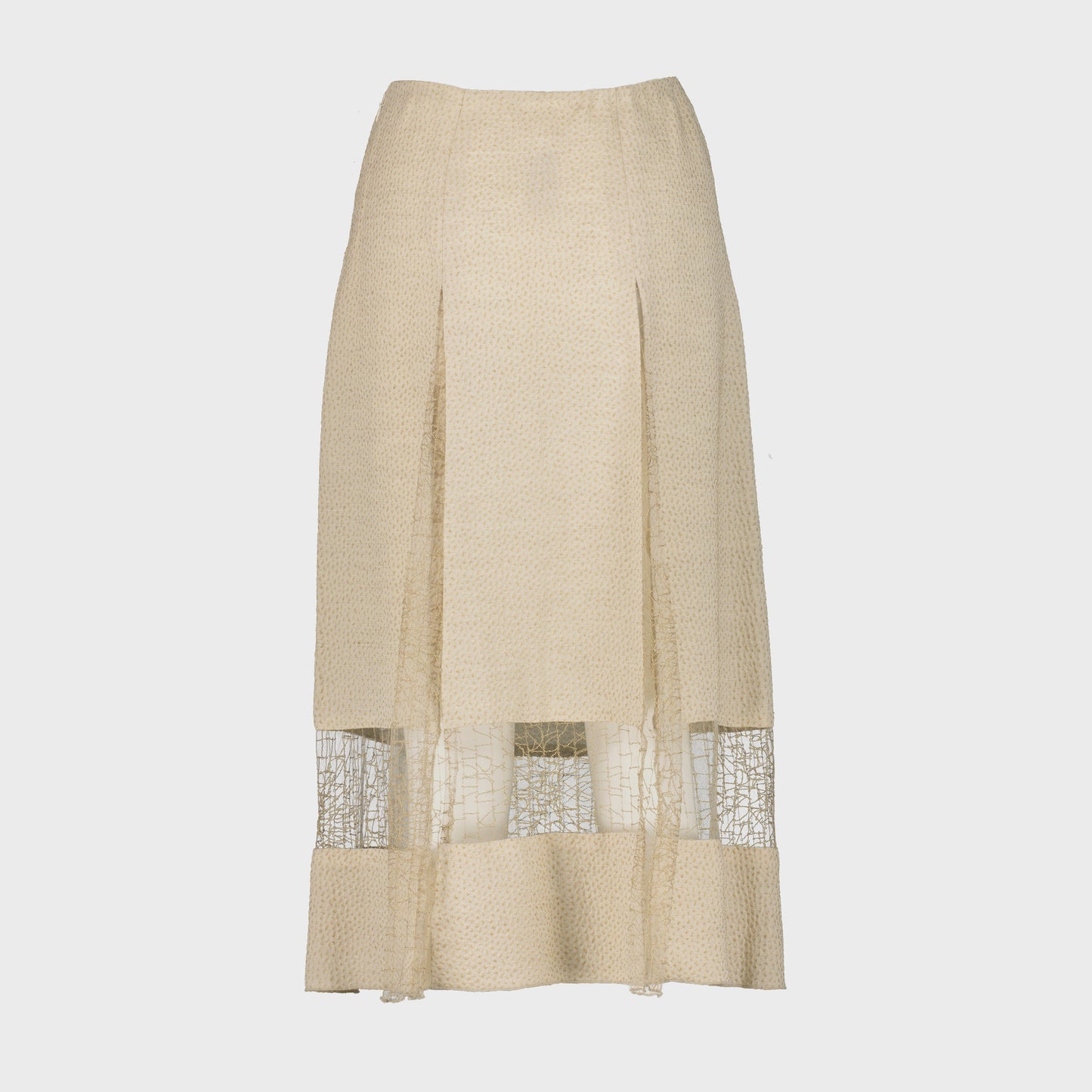 Jupe Ajourée Chanel SS 1999 par Karl Lagerfeld