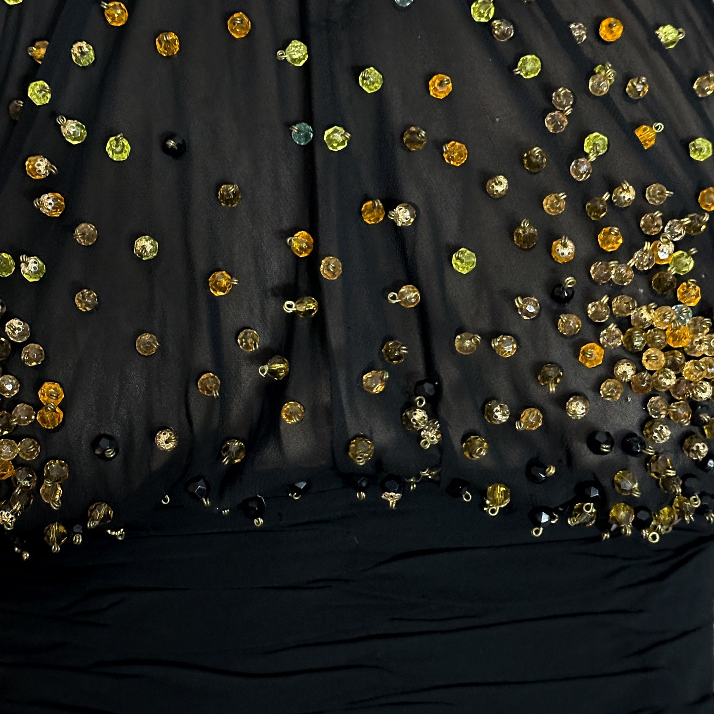 Robe Halter Brodée 1970 par Loris Azzaro