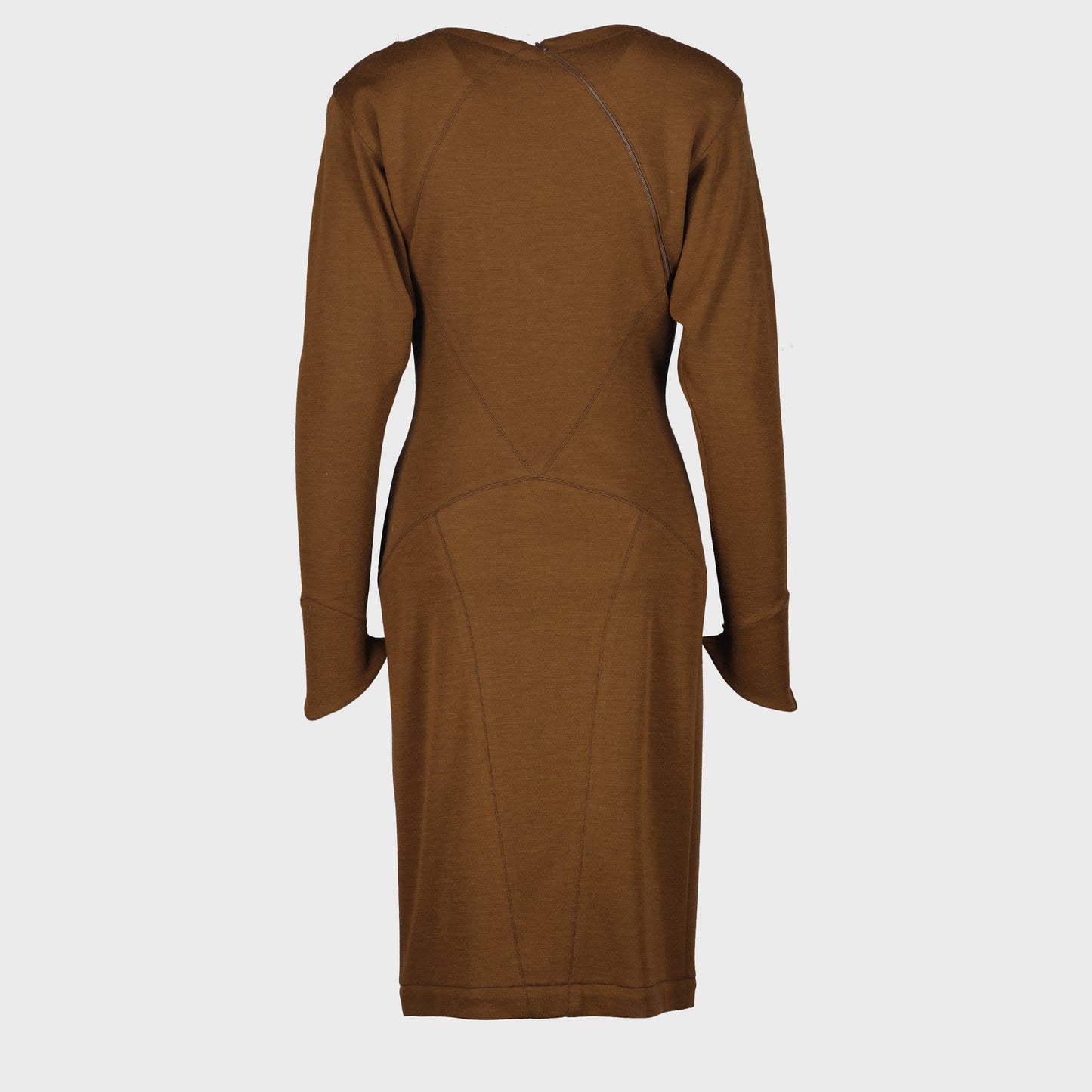 Robe Maille Camel Alaia FW 1983 par Azzedine Alaia