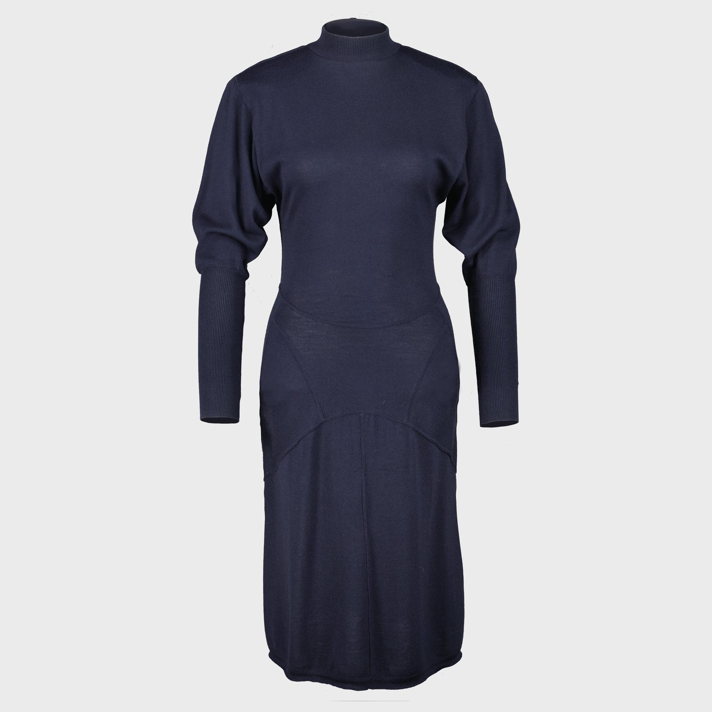 Robe Maille Bleu Alaia FW 1984 par Azzedine Alaia