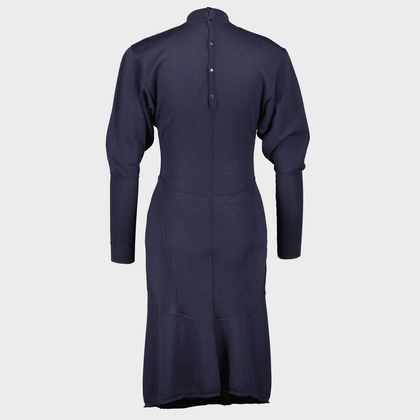 Robe Maille Bleu Alaia FW 1984 par Azzedine Alaia