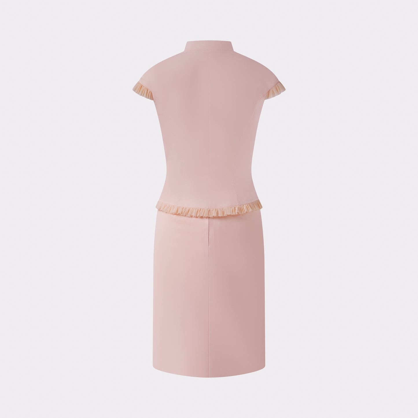 Ensemble Tailleur/Jupe Rose par Thierry Mugler FW 2001
