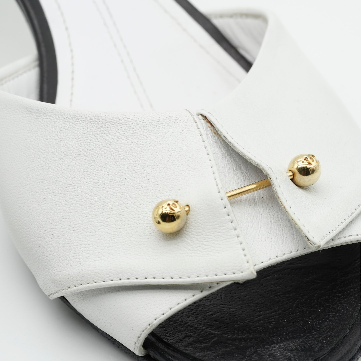 Escarpin Smocking Chanel 2000 par Karl Lagerfeld