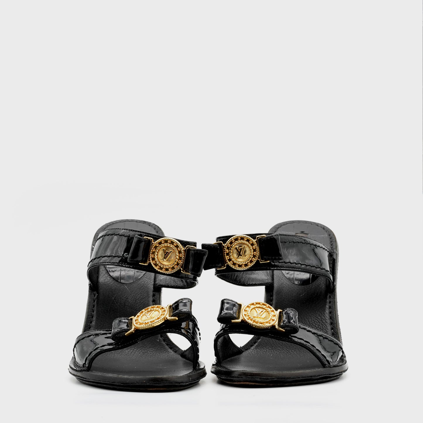 Louis Vuitton SS 2006 Patent Mules by Marc Jacobs