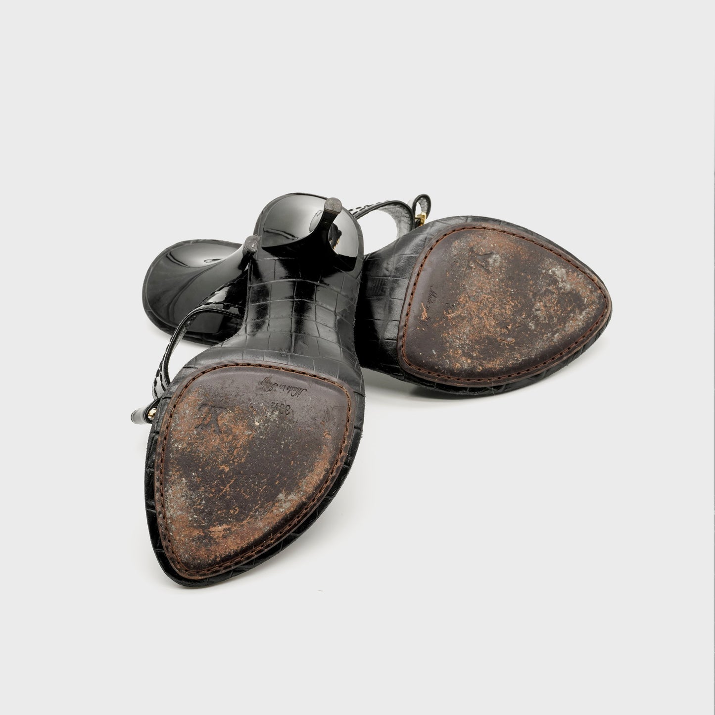 Louis Vuitton SS 2006 Patent Mules by Marc Jacobs