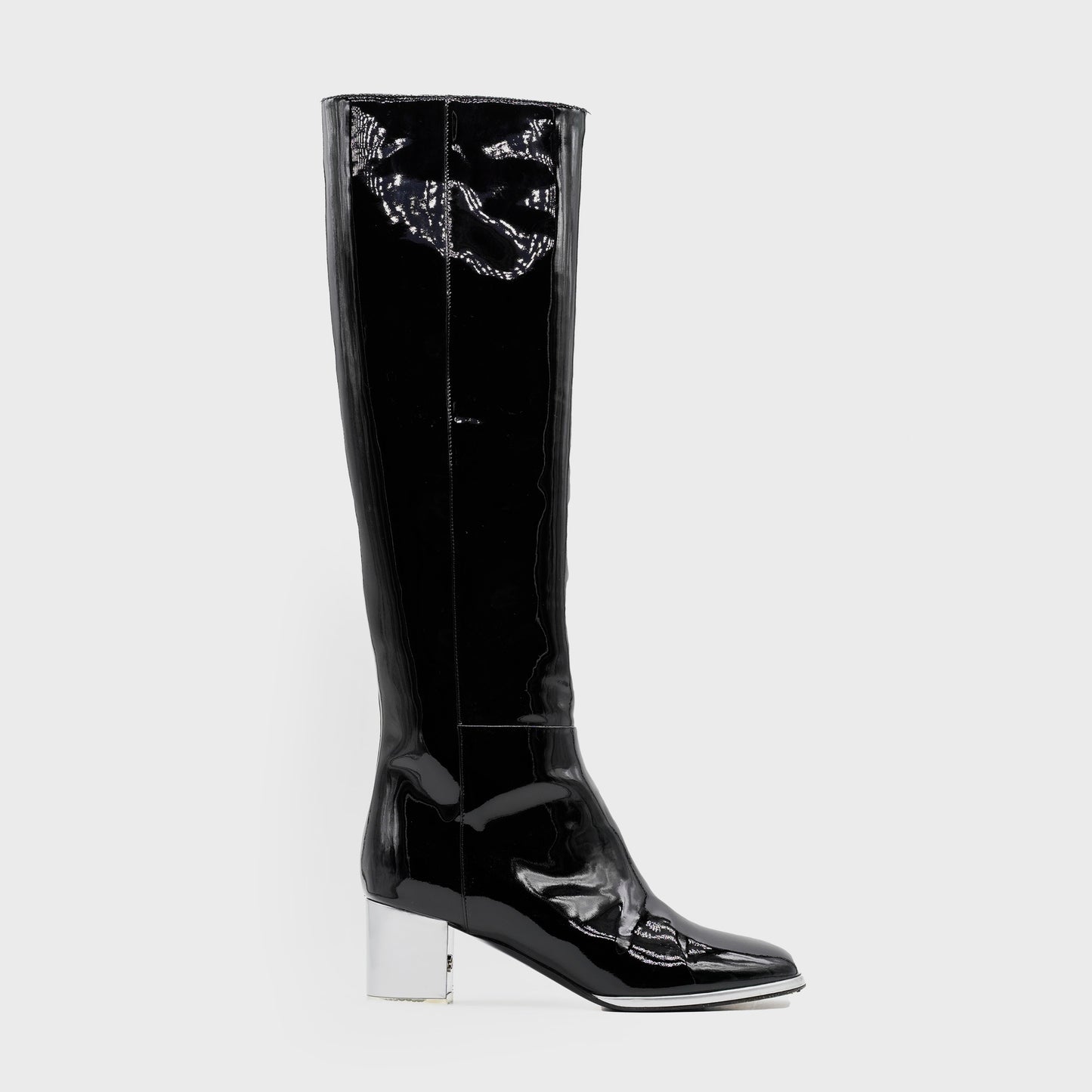 Bottes Cuir Vernis Chanel par Karl Lagerfeld