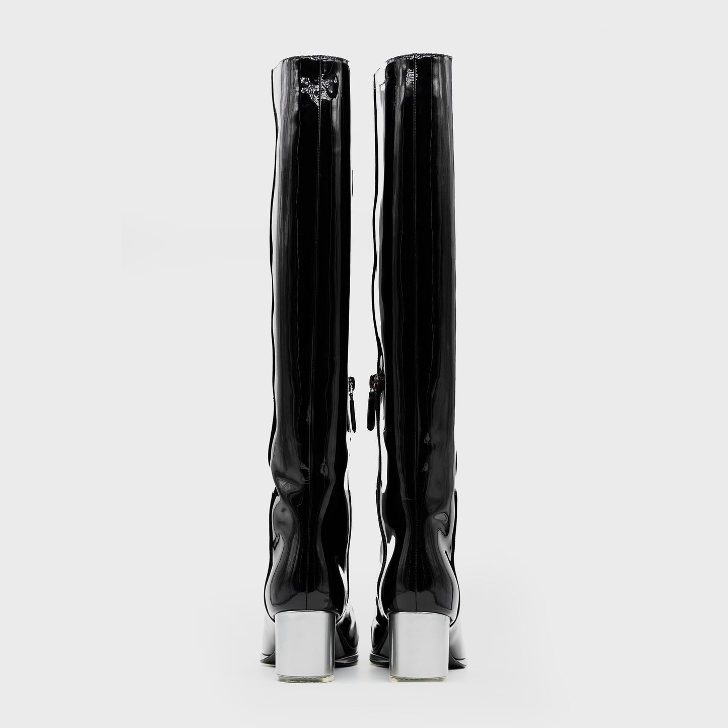Bottes Cuir Vernis Chanel par Karl Lagerfeld