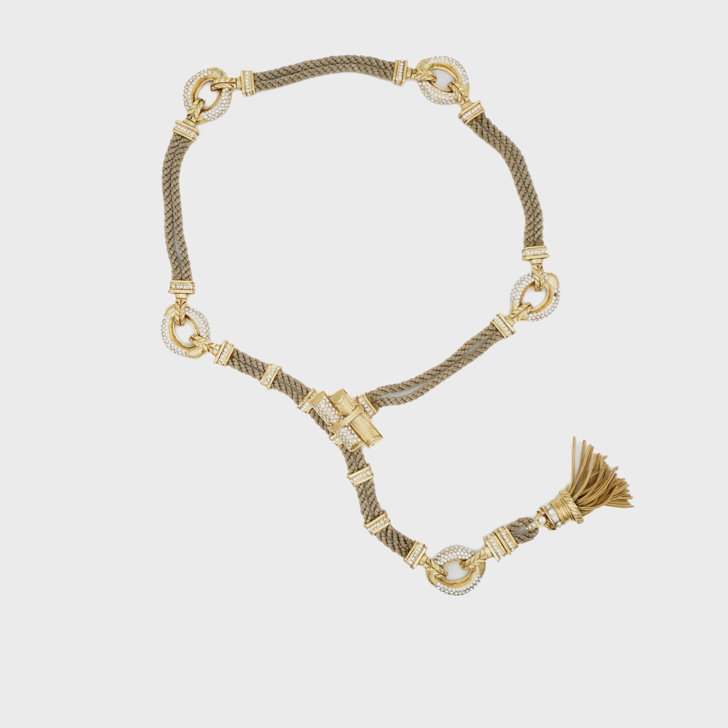 Gold rhinestone belt Anonymous 70's