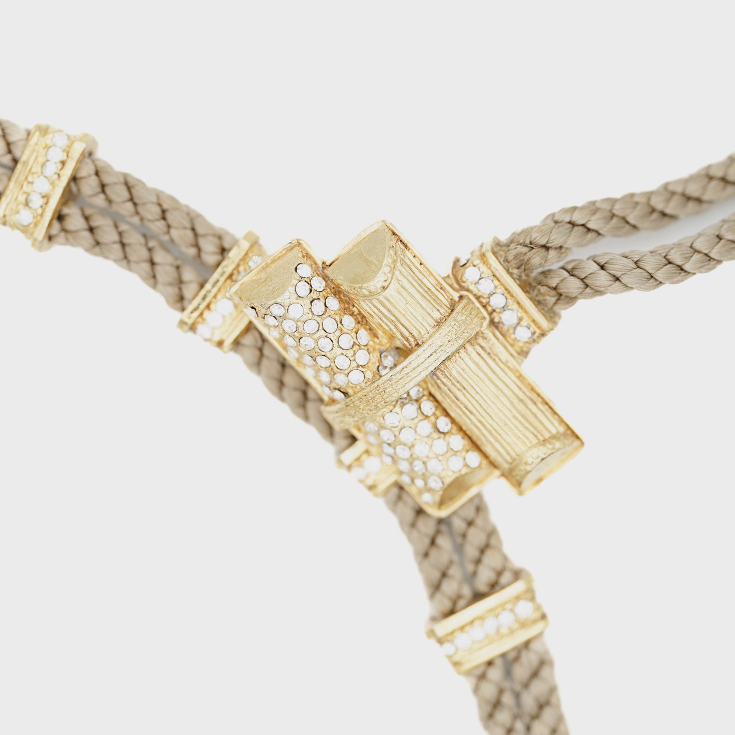 Gold rhinestone belt Anonymous 70's