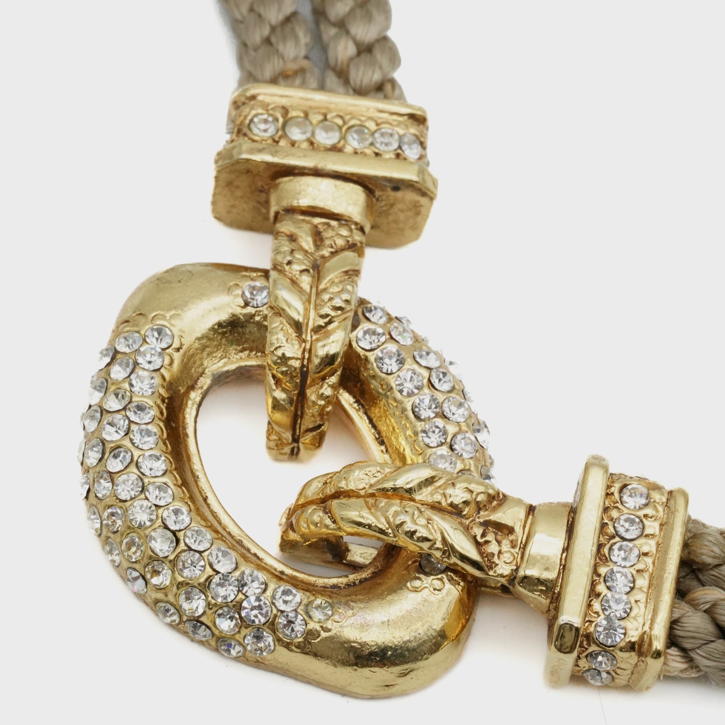 Gold rhinestone belt Anonymous 70's