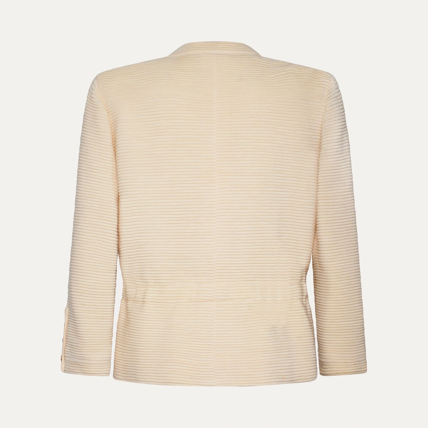 Tailleur Beige Chanel 1990 par Karl Lagerfeld