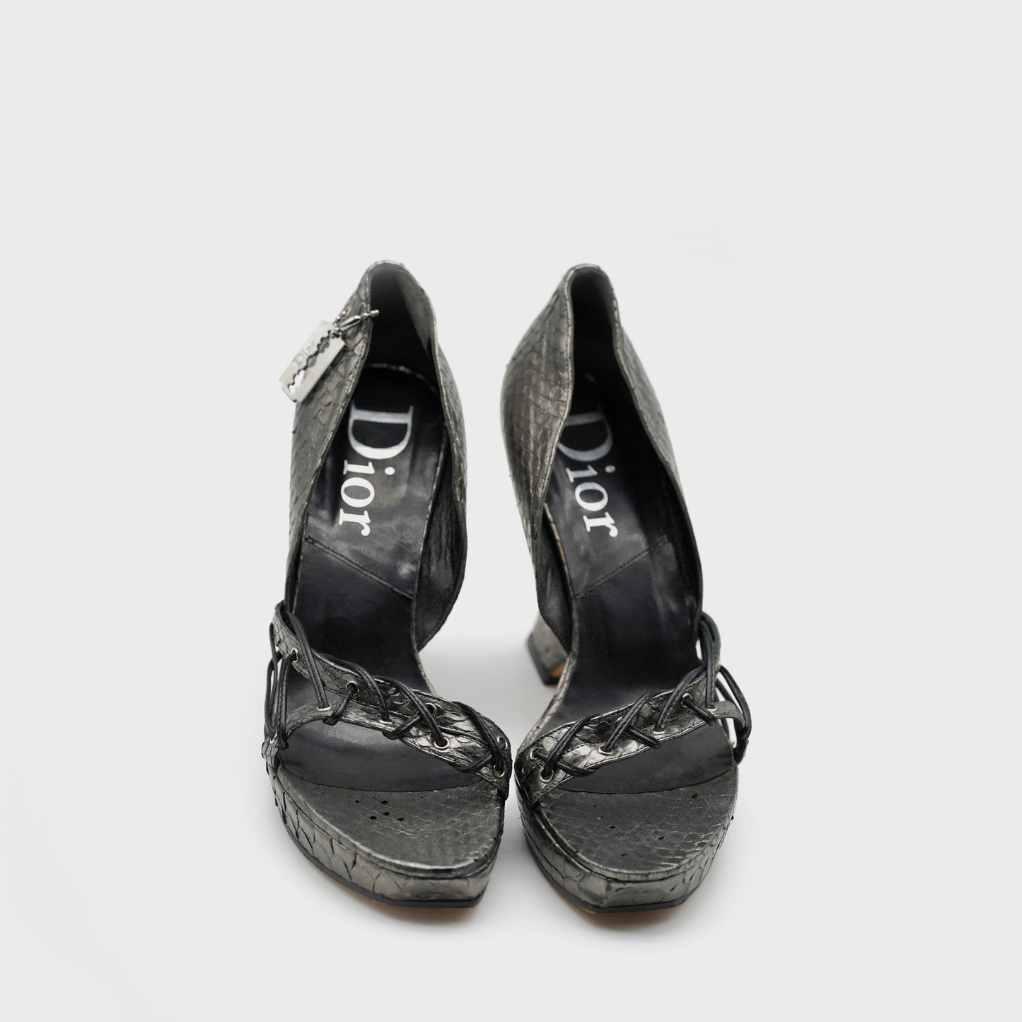 Christian Dior sandales en python 2000 par John Galliano
