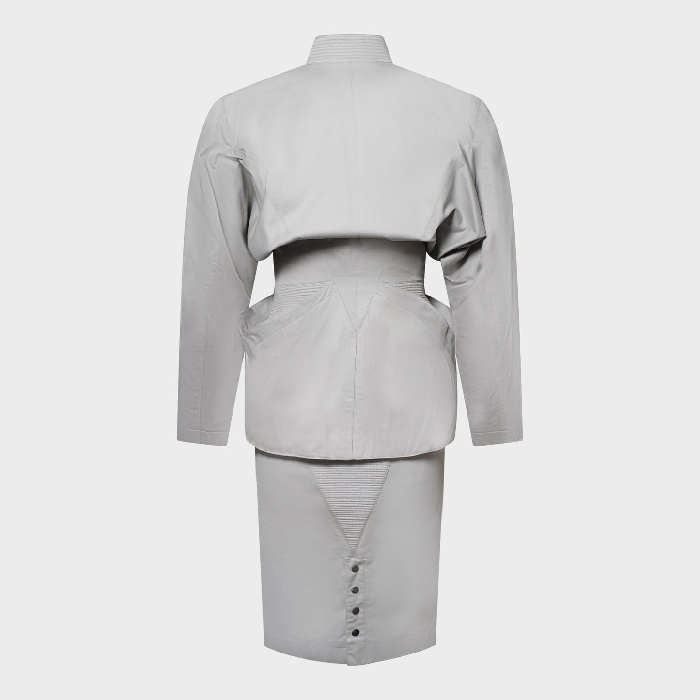 Tailleur Jupe Gris Alaïa SS 1984 par Azzedine Alaïa