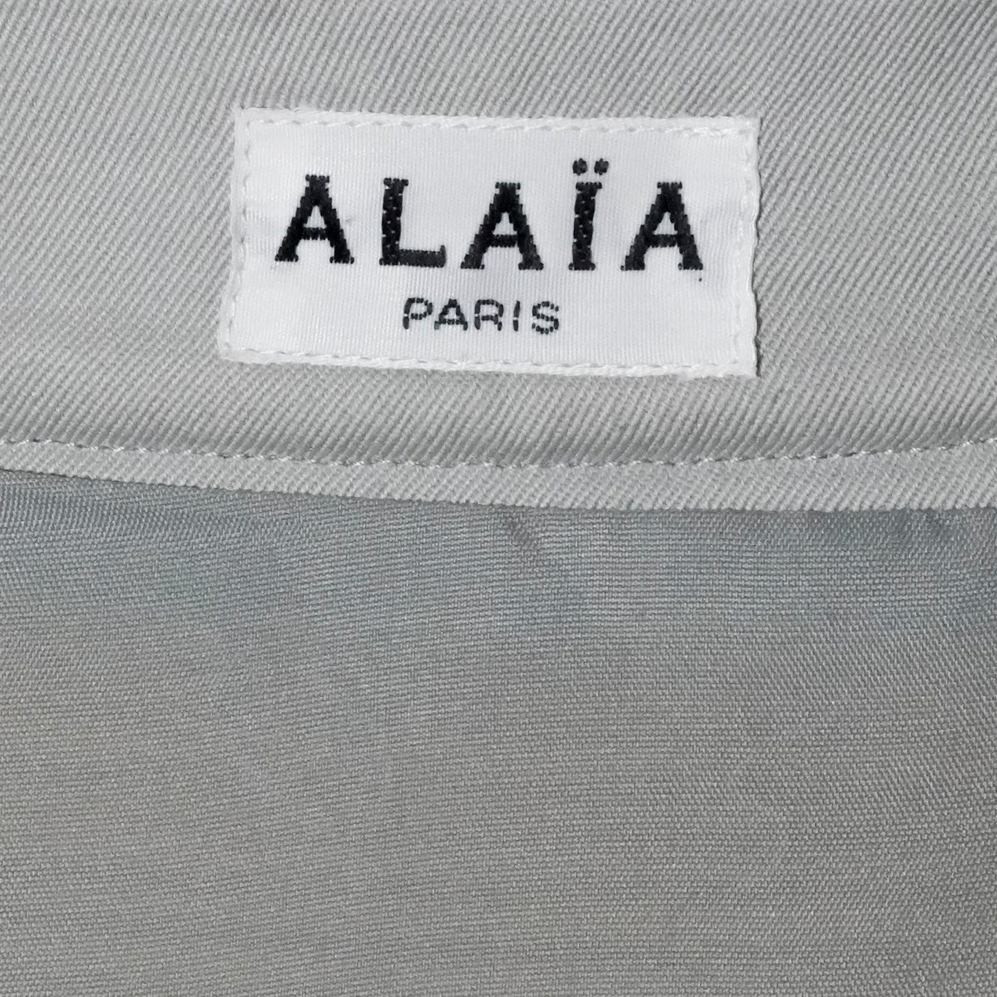 Tailleur Jupe Gris Alaïa SS 1984 par Azzedine Alaïa