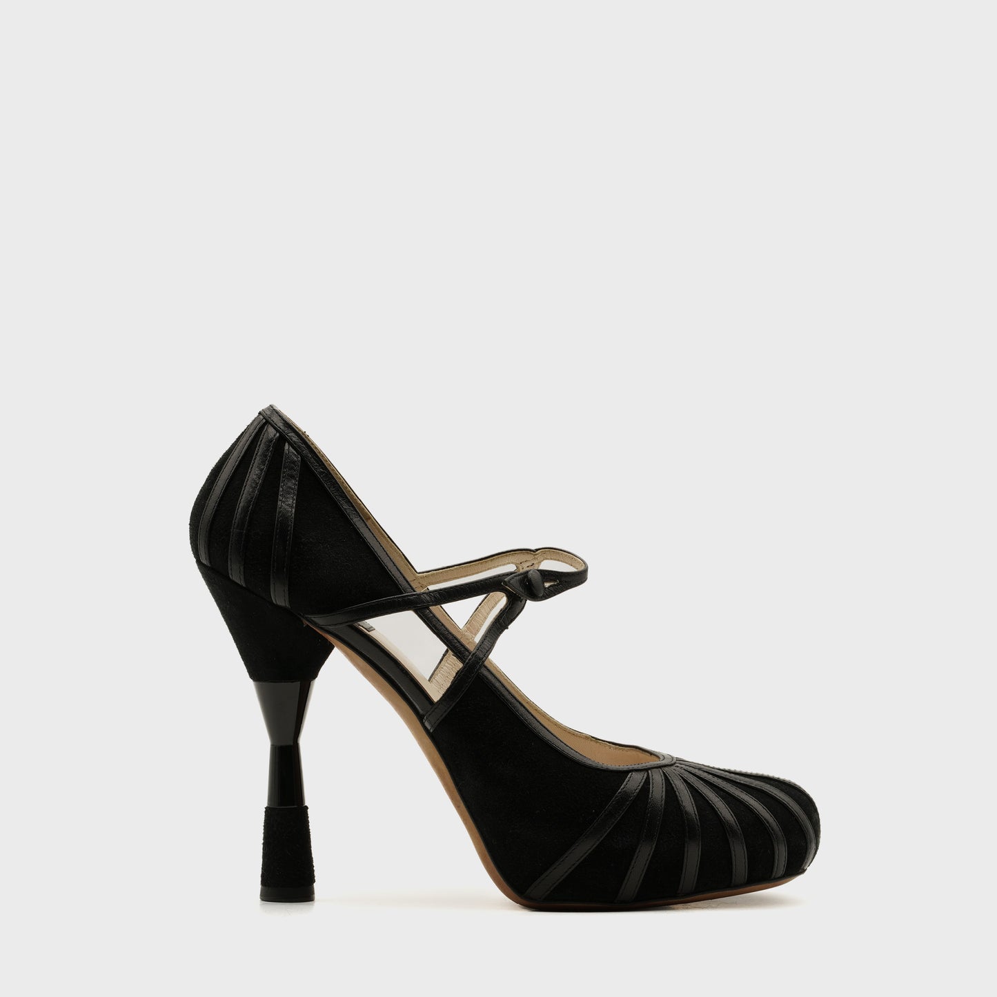 Escarpin chevreau noir 2000 par John Galliano
