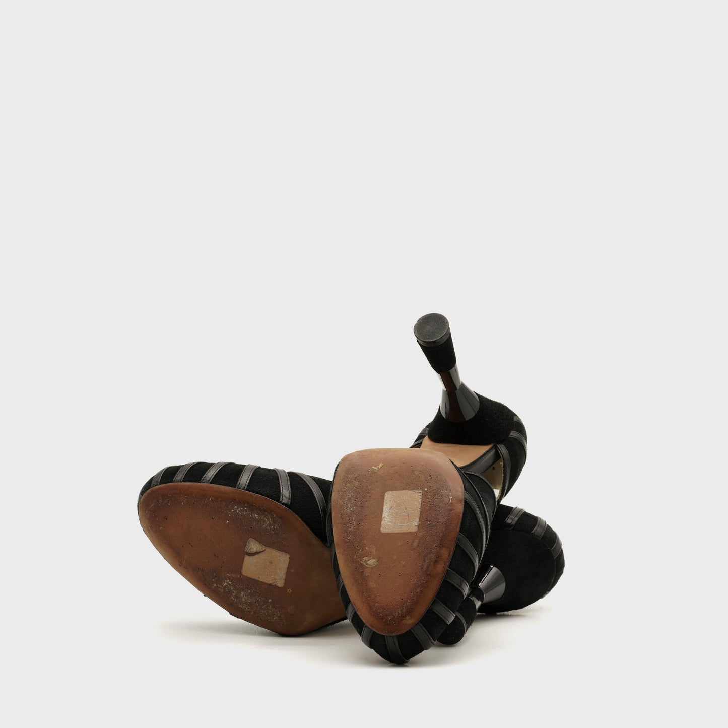 Escarpin chevreau noir 2000 par John Galliano