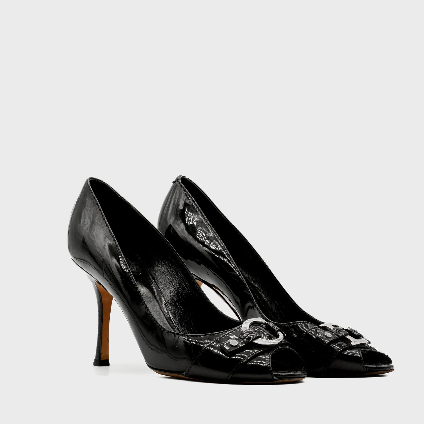 Christian Dior 2000 CD Patent Pumps by John Galliano