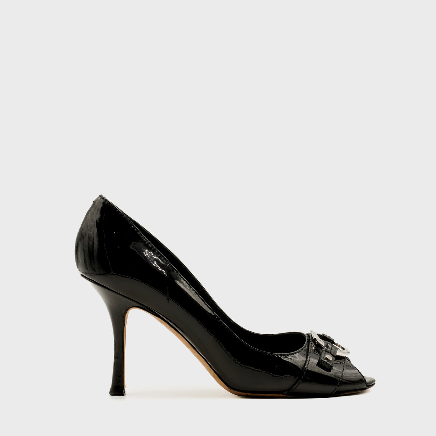 Christian Dior 2000 CD Patent Pumps by John Galliano