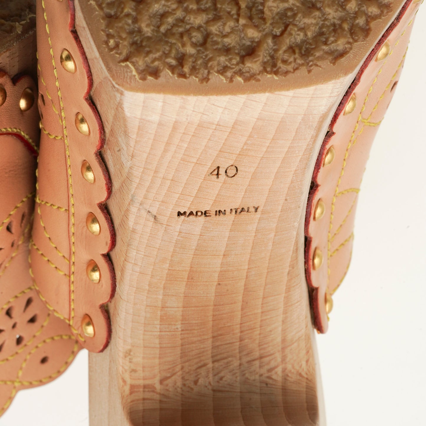 Sabot en cuir 2004 Louis Vuitton par Marc Jacobs