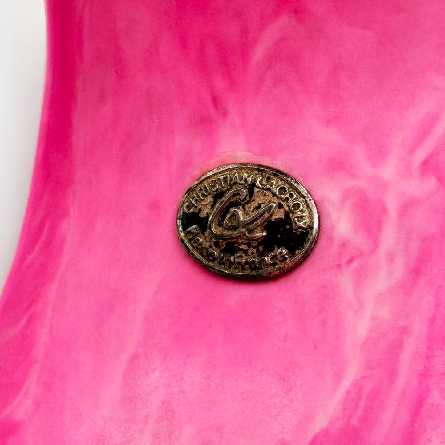 Bangle Bakélite Rose Christian Lacroix 1990