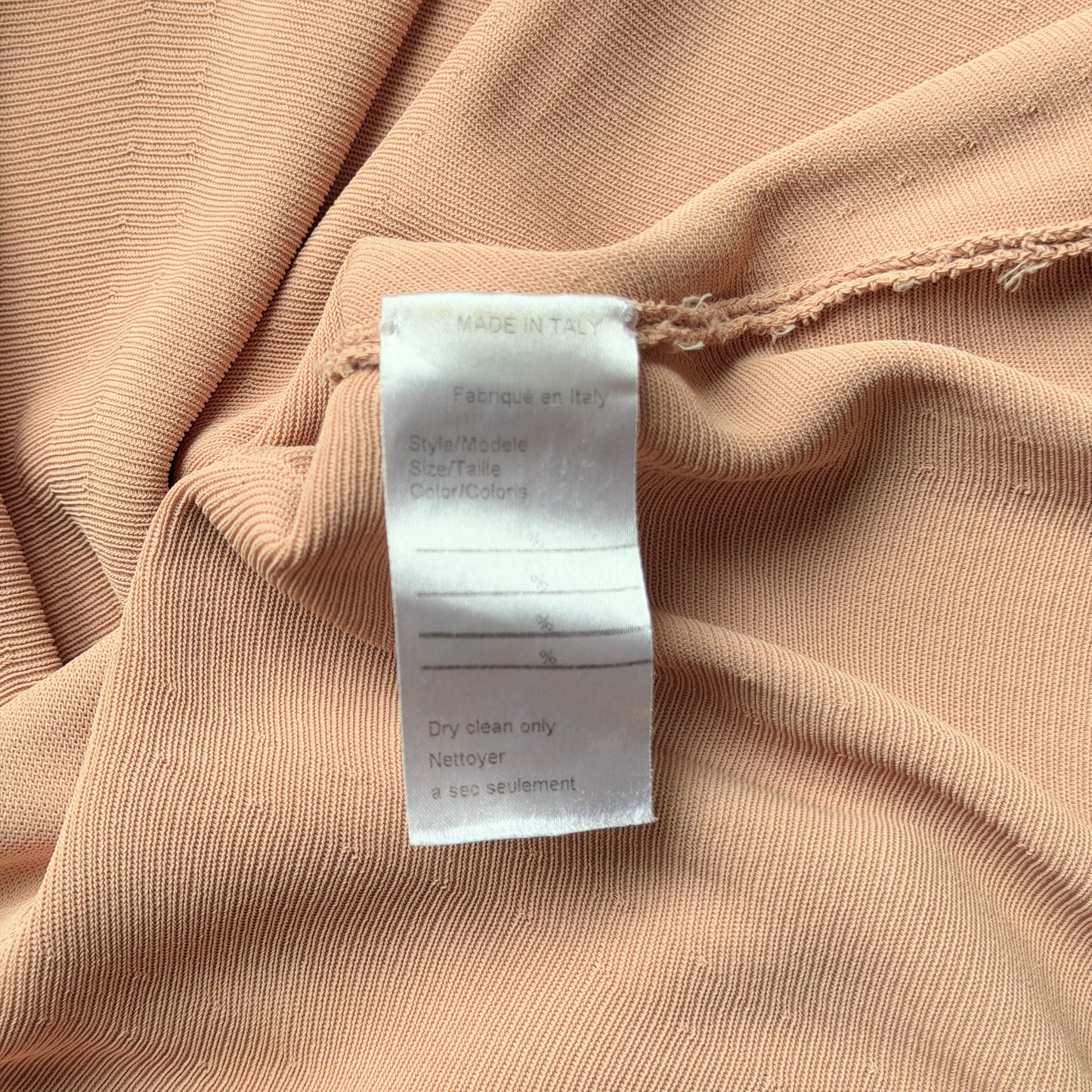 Robe Rose Poudrée Maille Alexander McQueen 2003