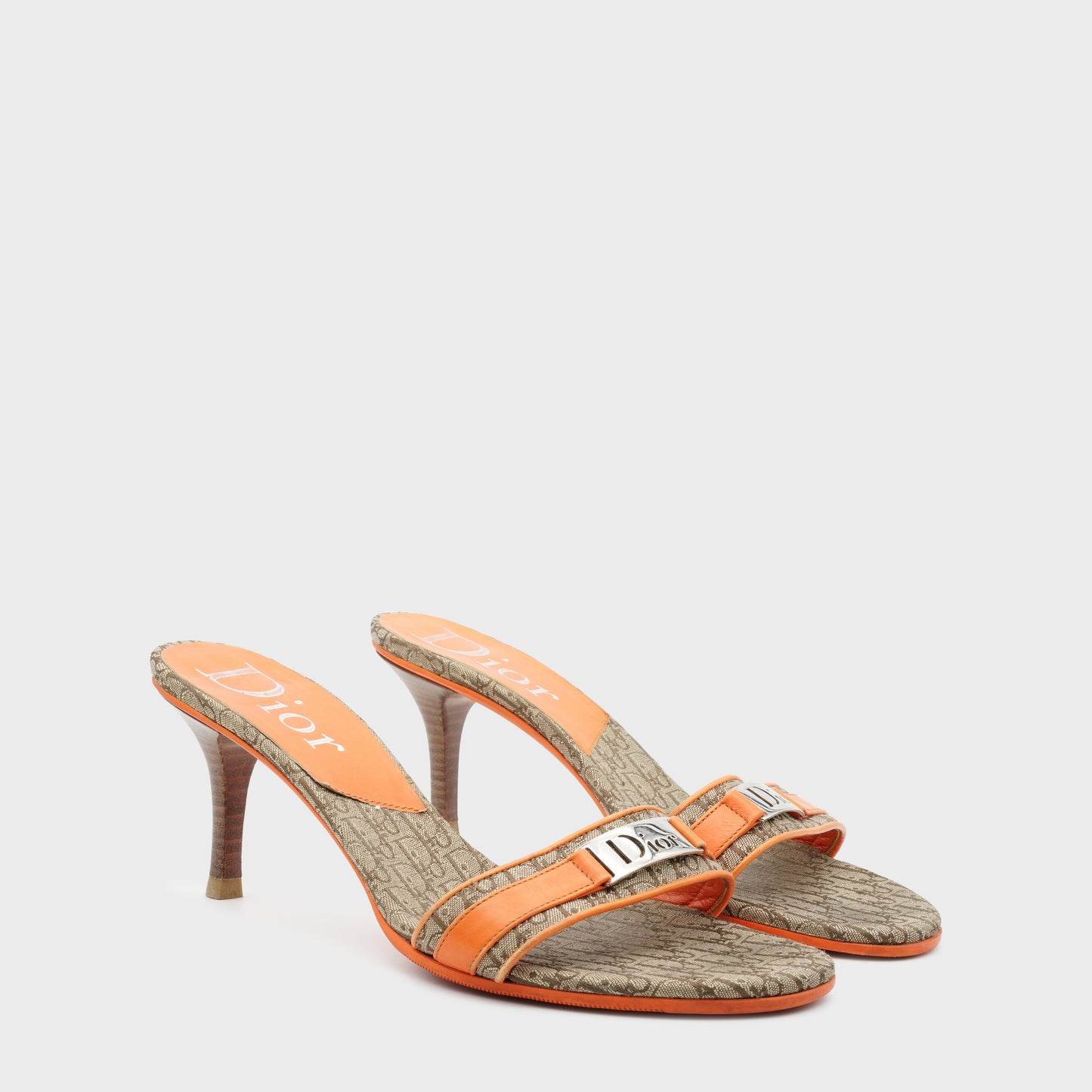 Mules Monogramme Christian Dior 2000 par John Galliano