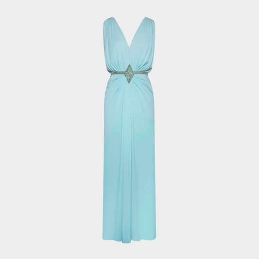 Antique 1970 draped dress by Loris Azzaro