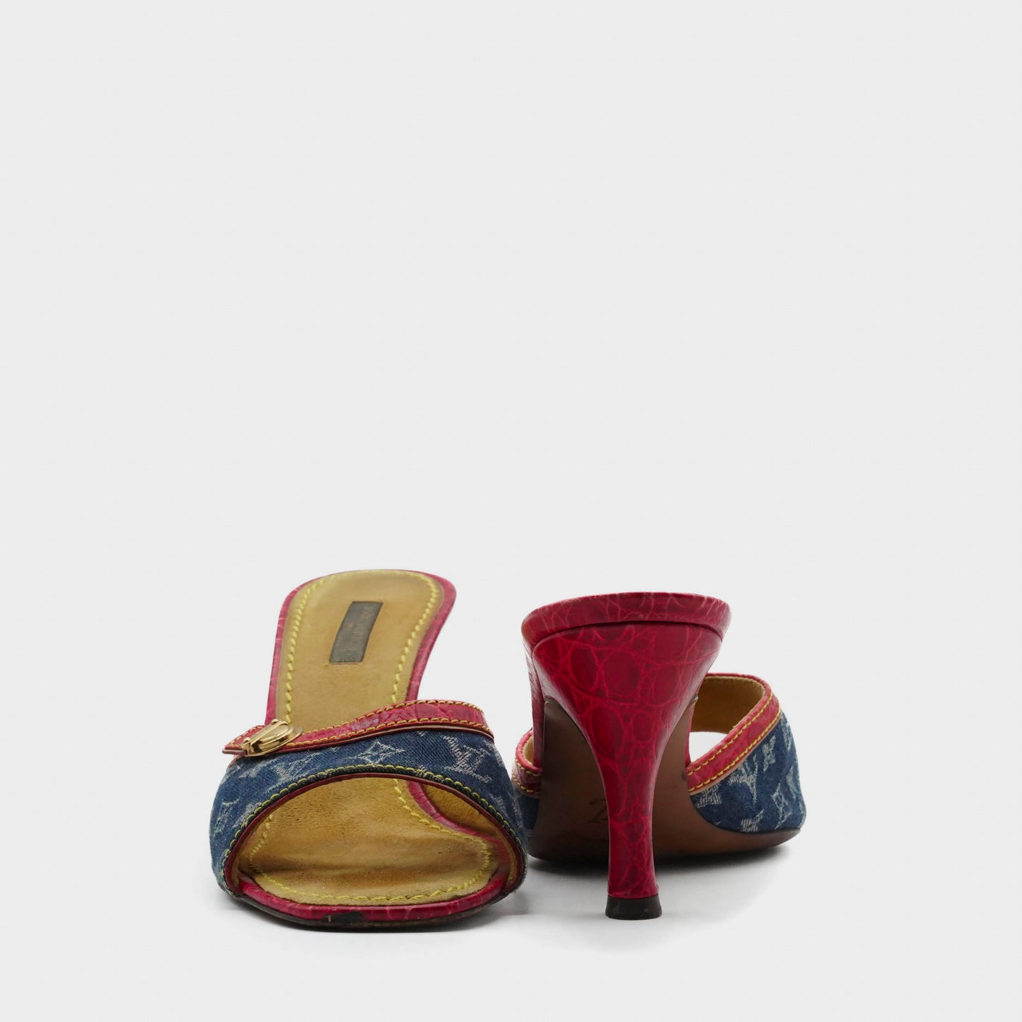 Mules Alligator Louis Vuitton 2005 par Marc Jacobs