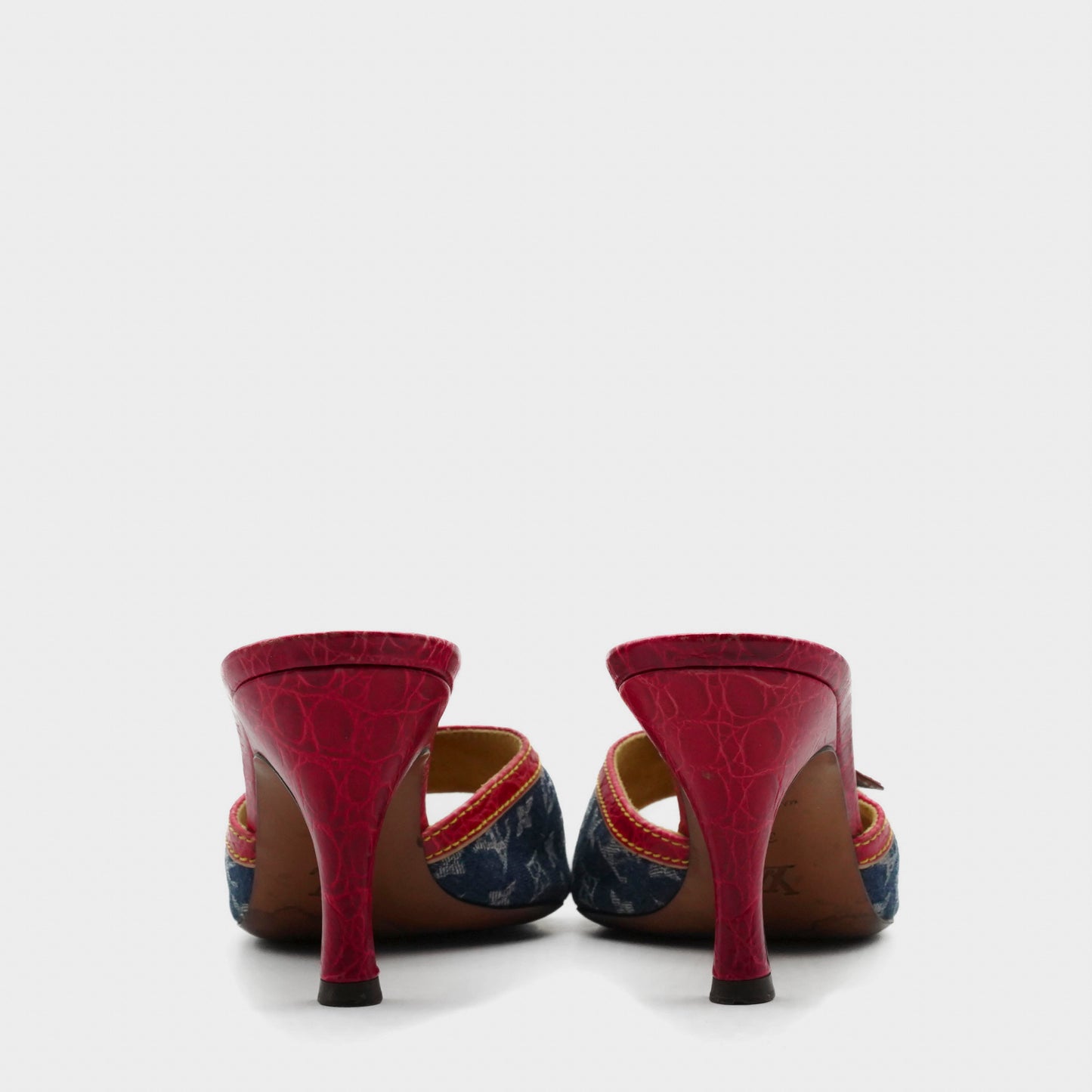 Mules Alligator Louis Vuitton 2005 par Marc Jacobs