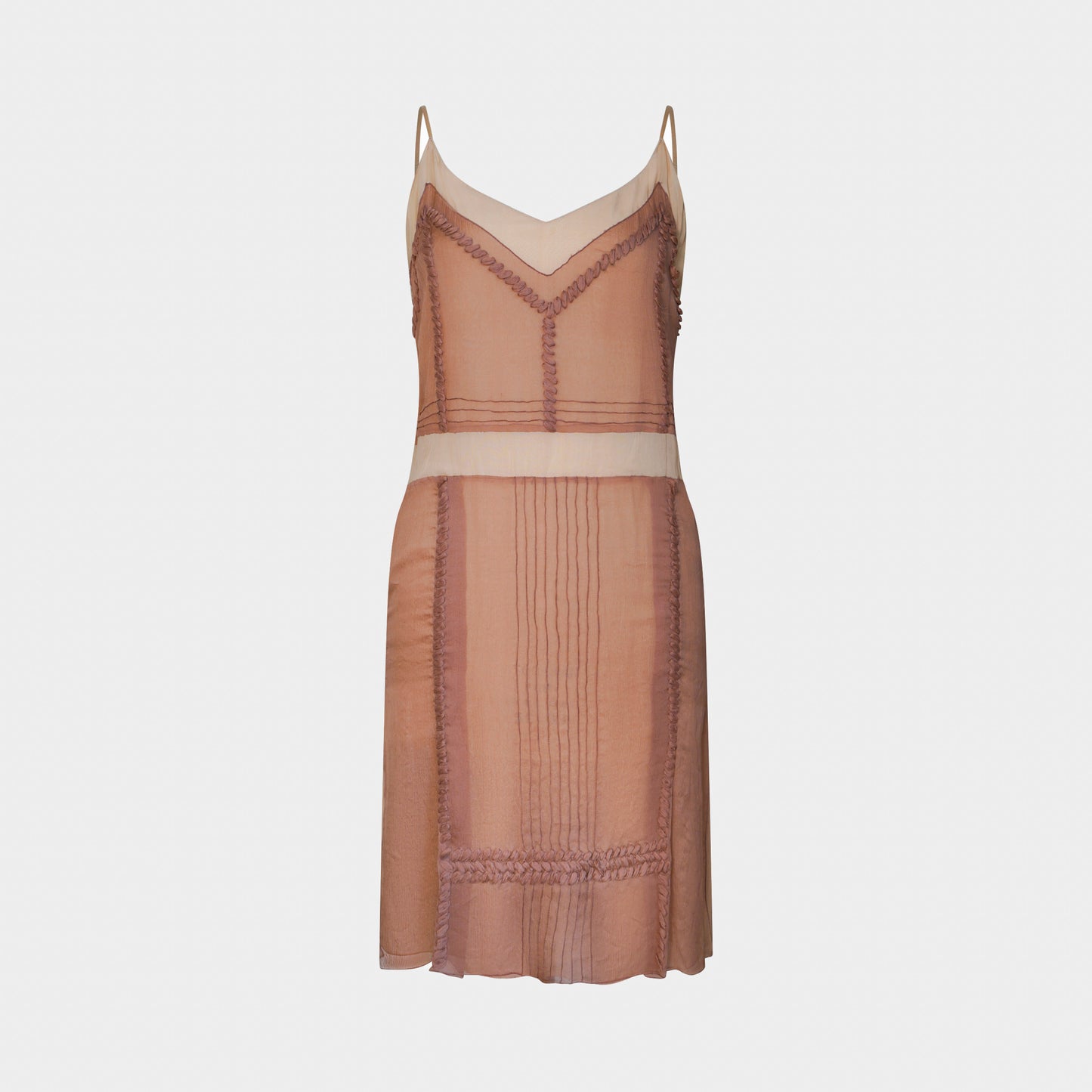 Robe soie Prada FW 2005 par Miuccia Prada