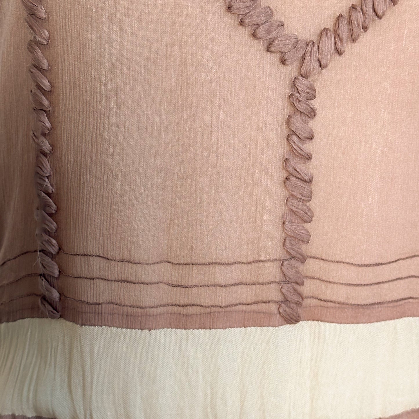 Robe soie Prada FW 2005 par Miuccia Prada