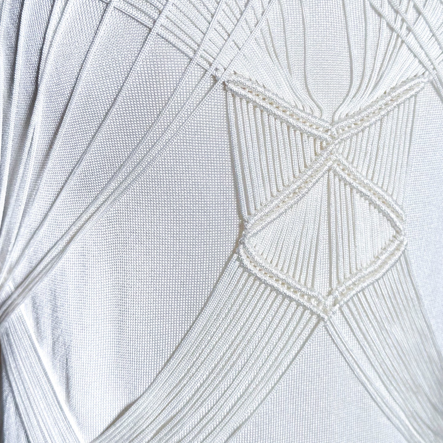 Débardeur maille blanc Christian Dior FW 2002 par John Galliano