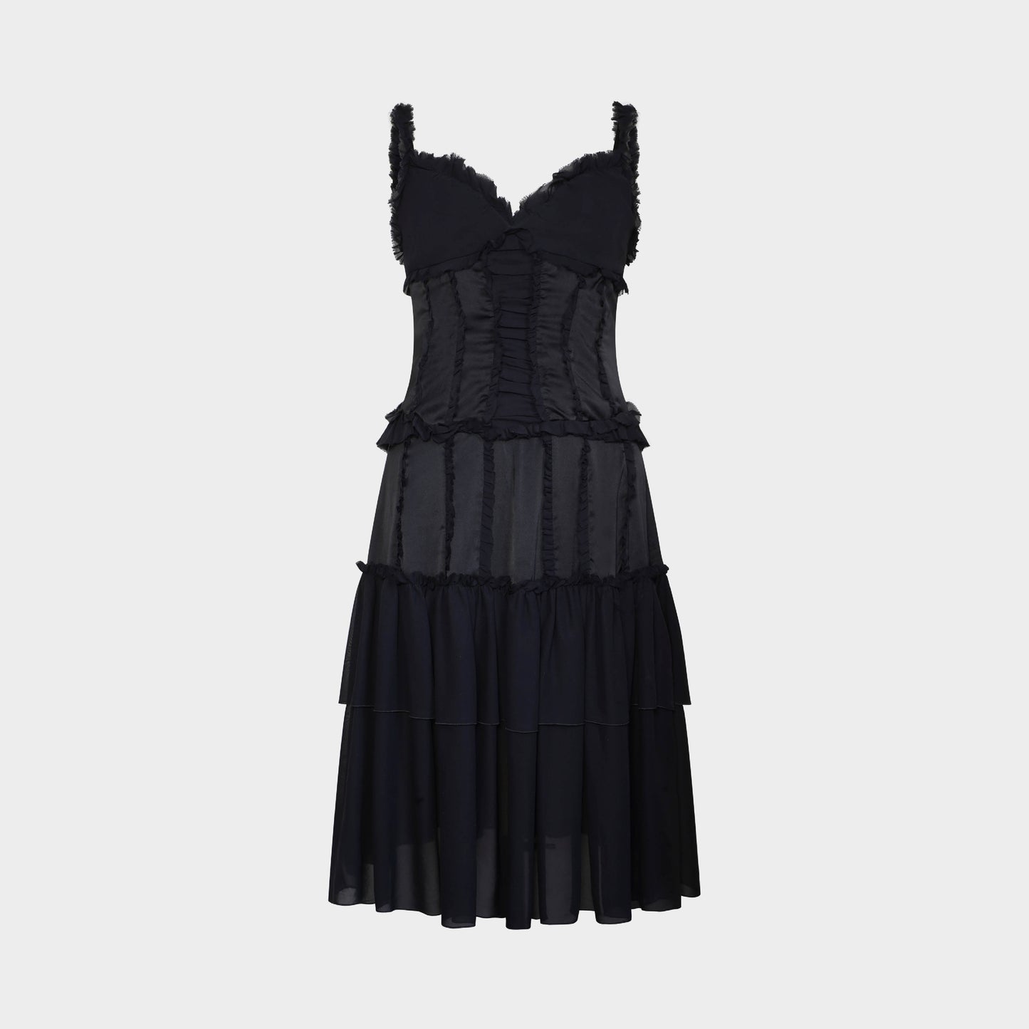 Robe Noir Soie Roberto Cavalli SS 2006