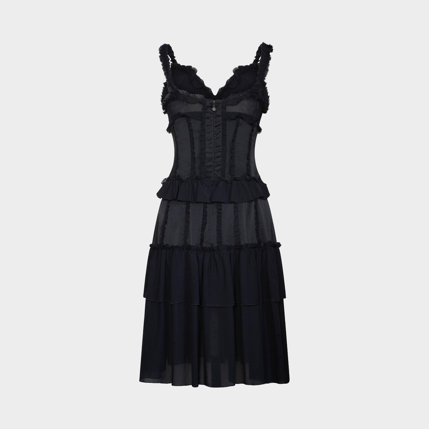 Robe Noir Soie Roberto Cavalli SS 2006