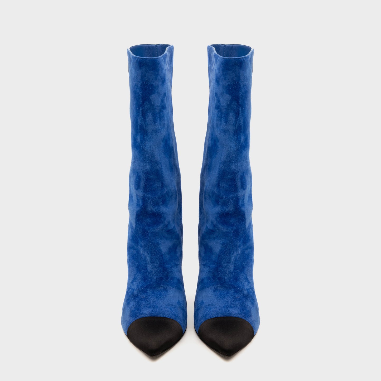 Bottine Daim Bleu Chanel FW 2008 par Karl Lagerfeld
