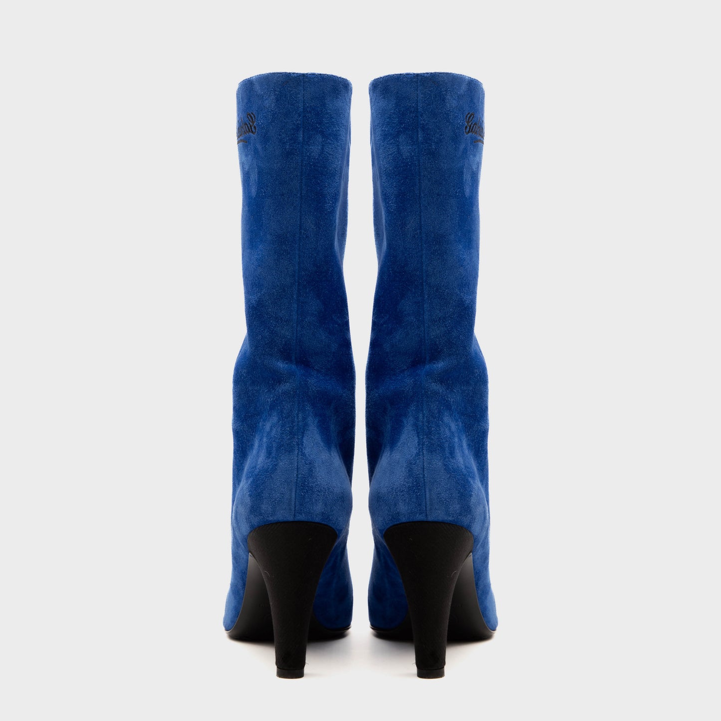 Bottine Daim Bleu Chanel FW 2008 par Karl Lagerfeld