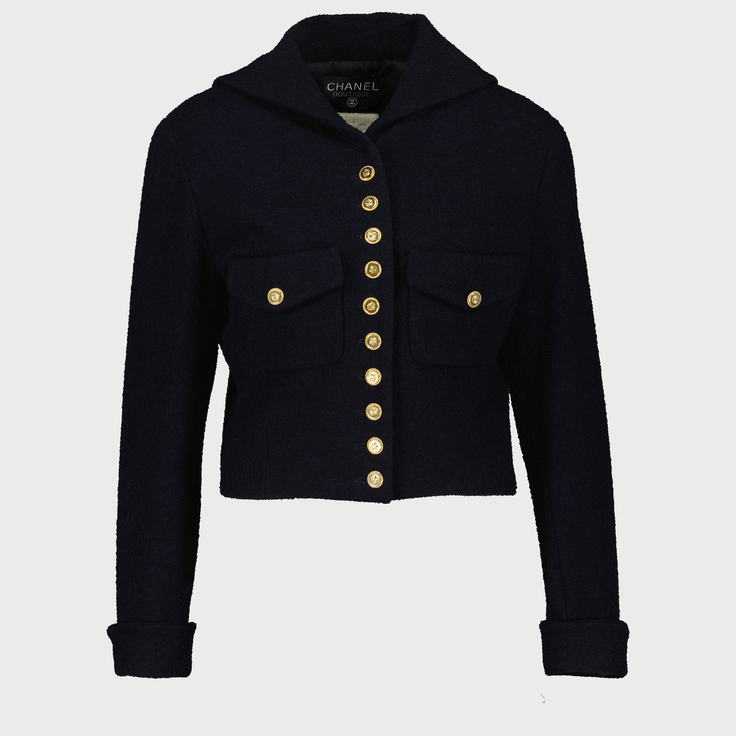 Tailleur Court Marin Chanel 1990 par Karl Lagerfeld