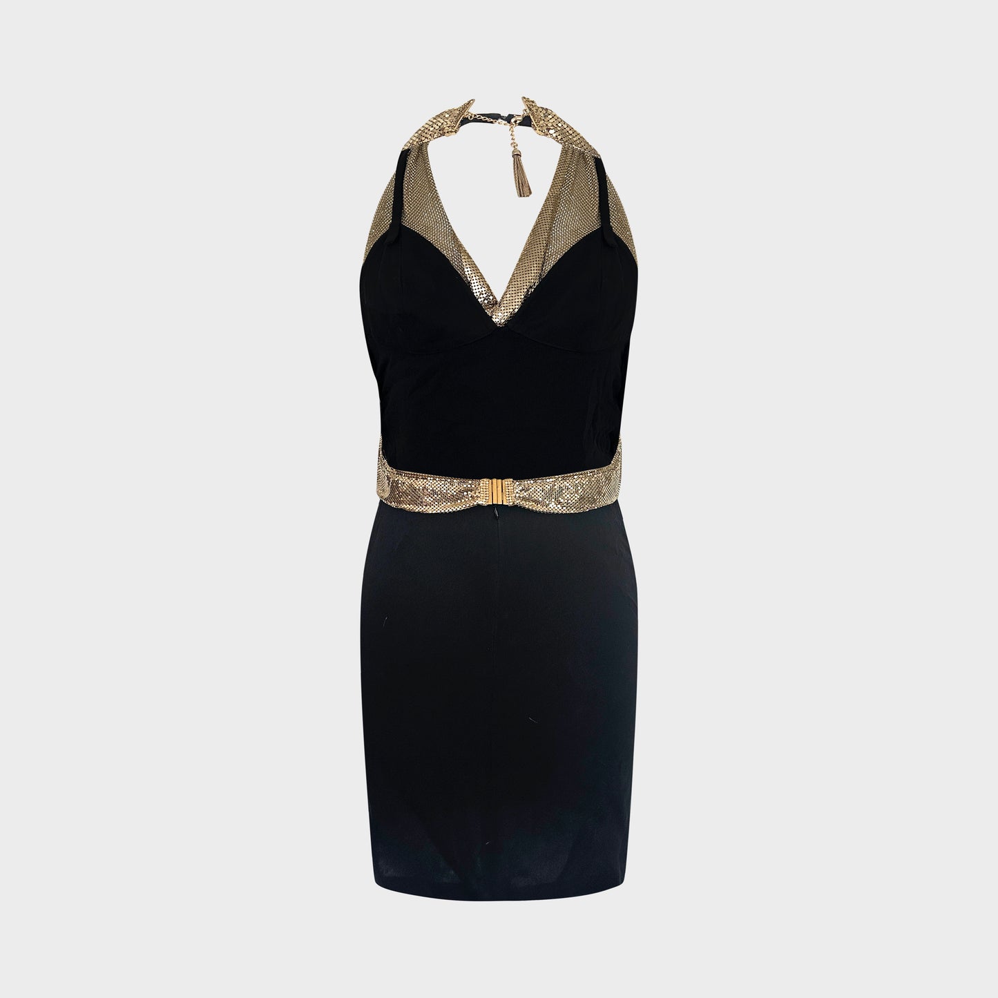 Robe Métal Or par Loris Azzaro