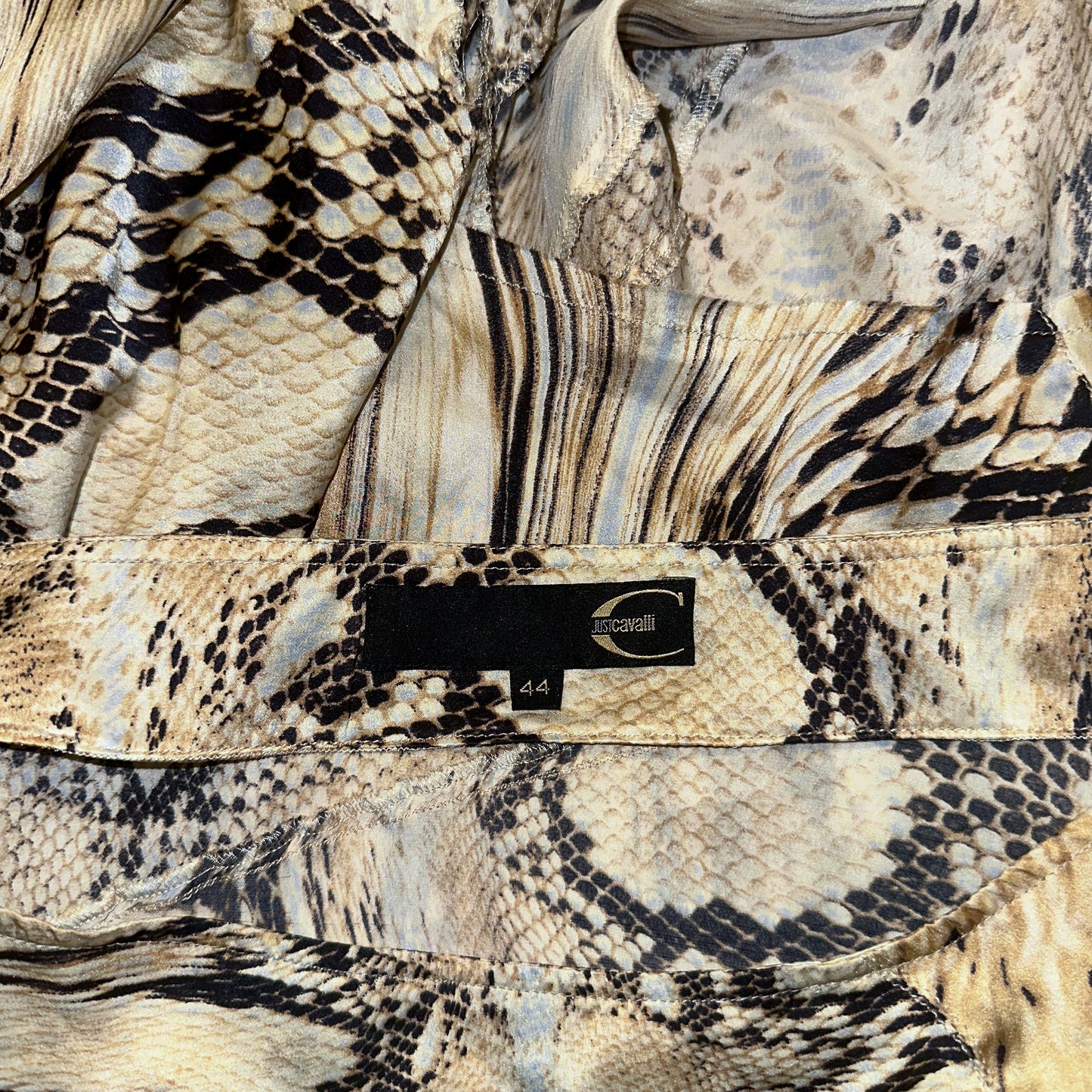 Jupe Beige Asymétrique Roberto Cavalli 2000