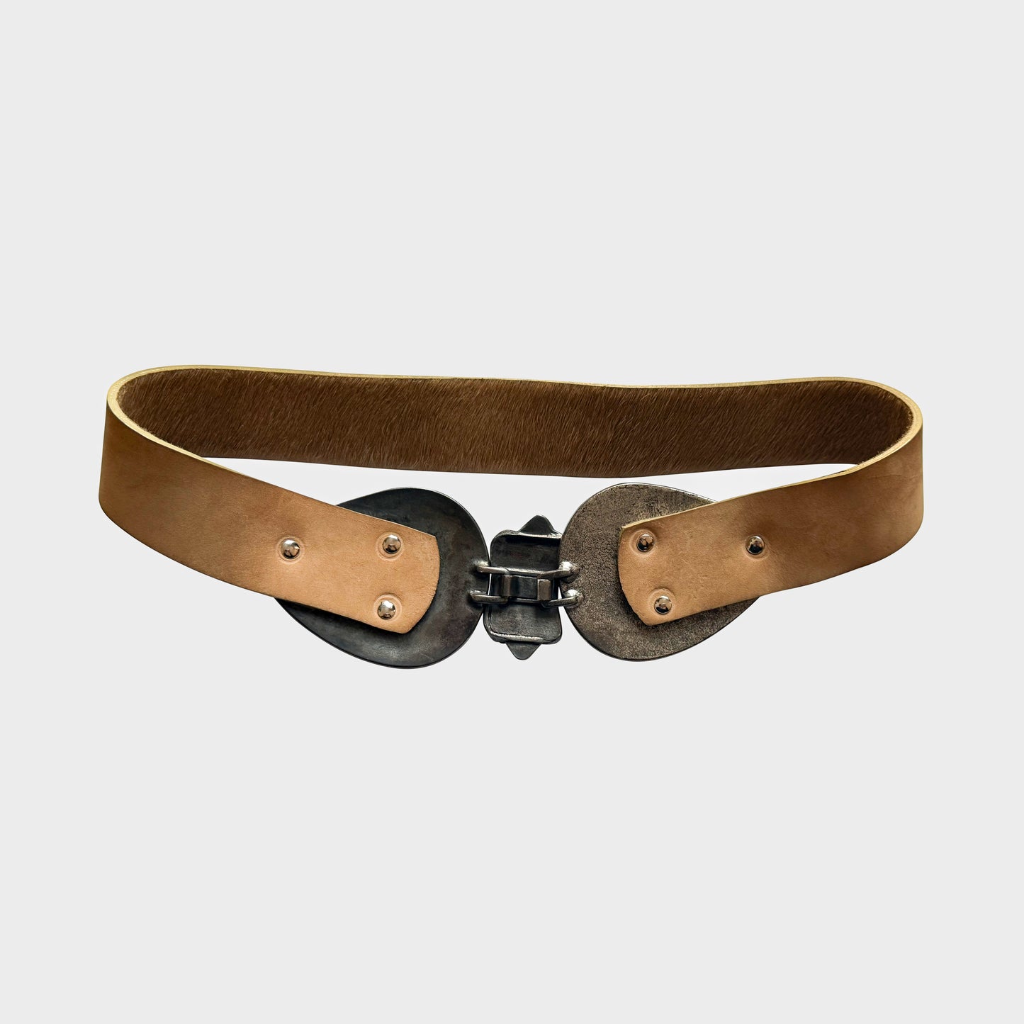 Ceinture Poulain Beige Étro 2000