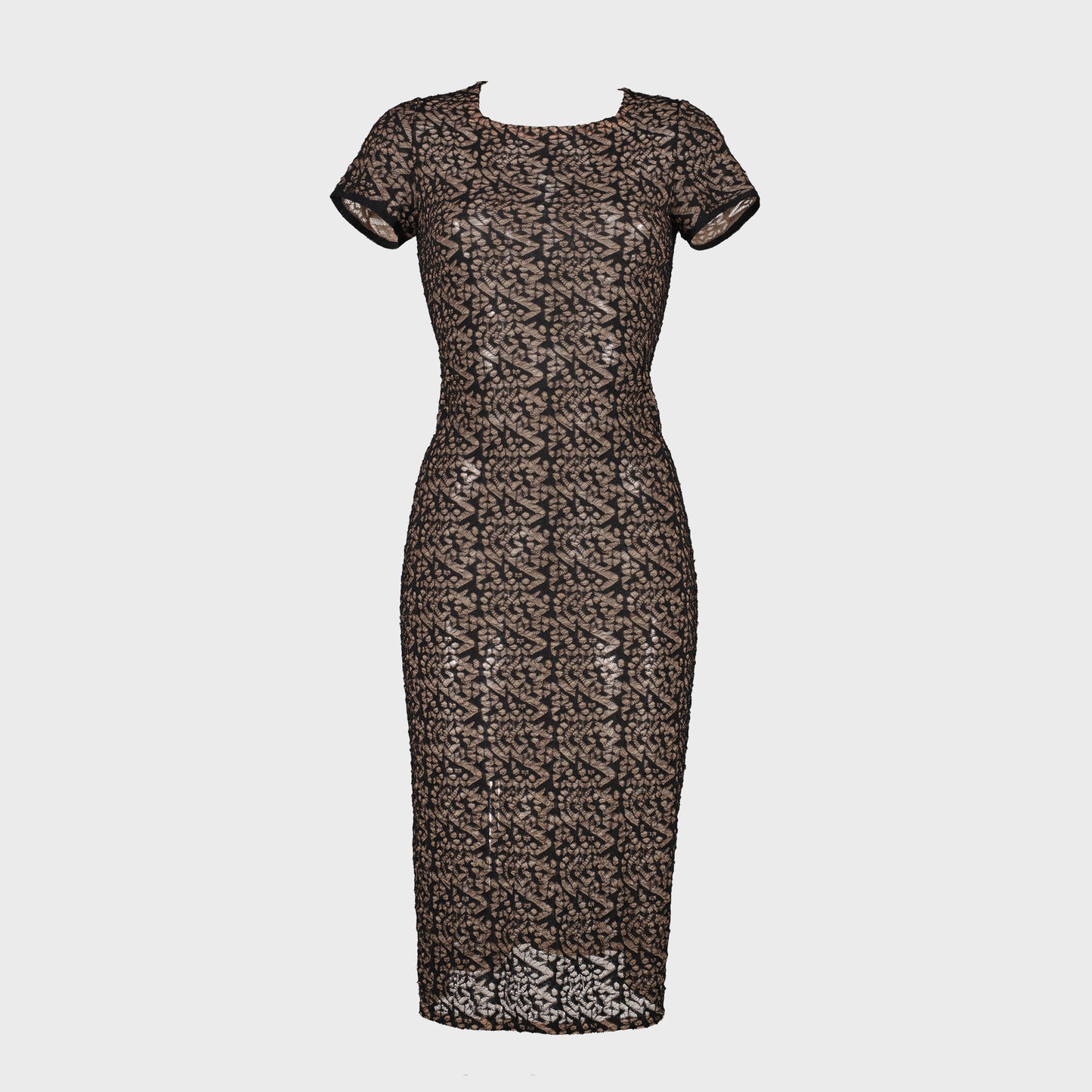 Robe en Dentelle Beige Alaia SS 2011 par Azzedine Alaia