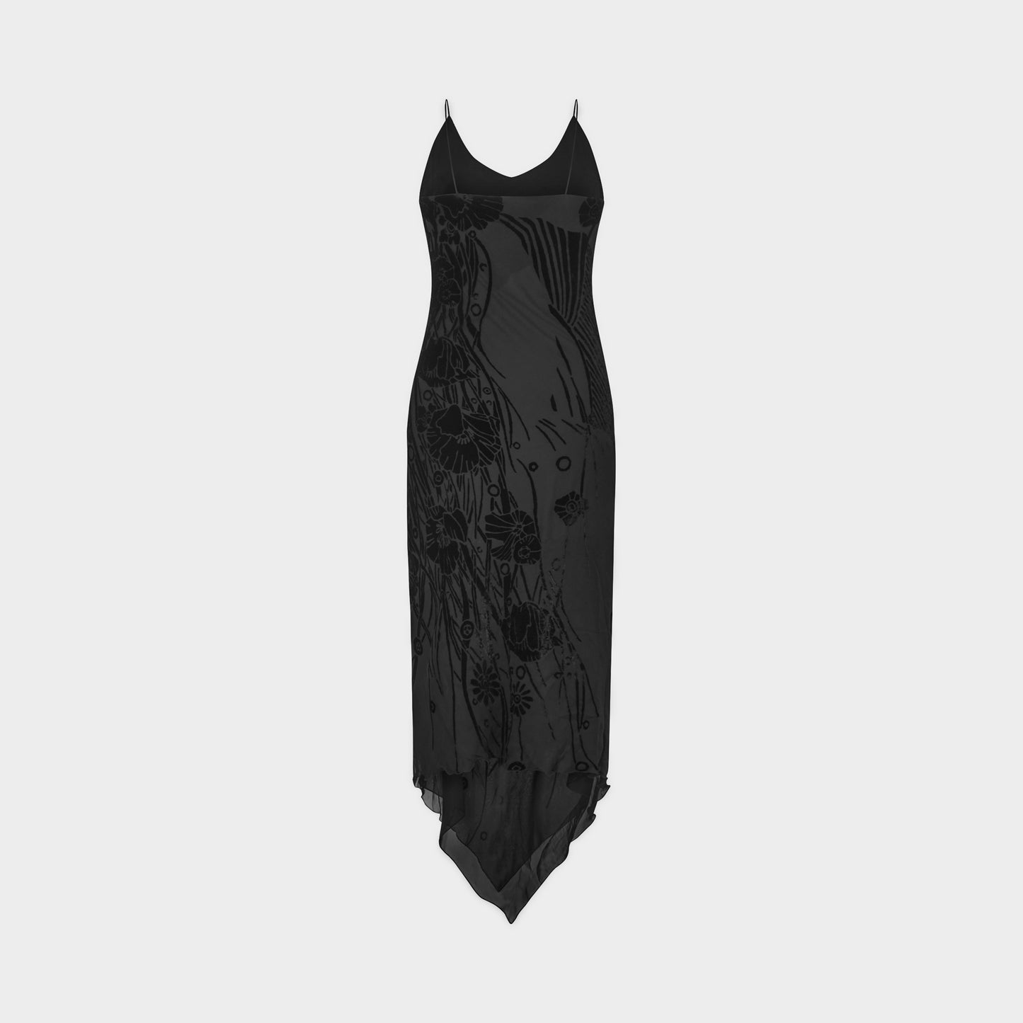 Robe Noir en biais Emanuel Ungaro 2000