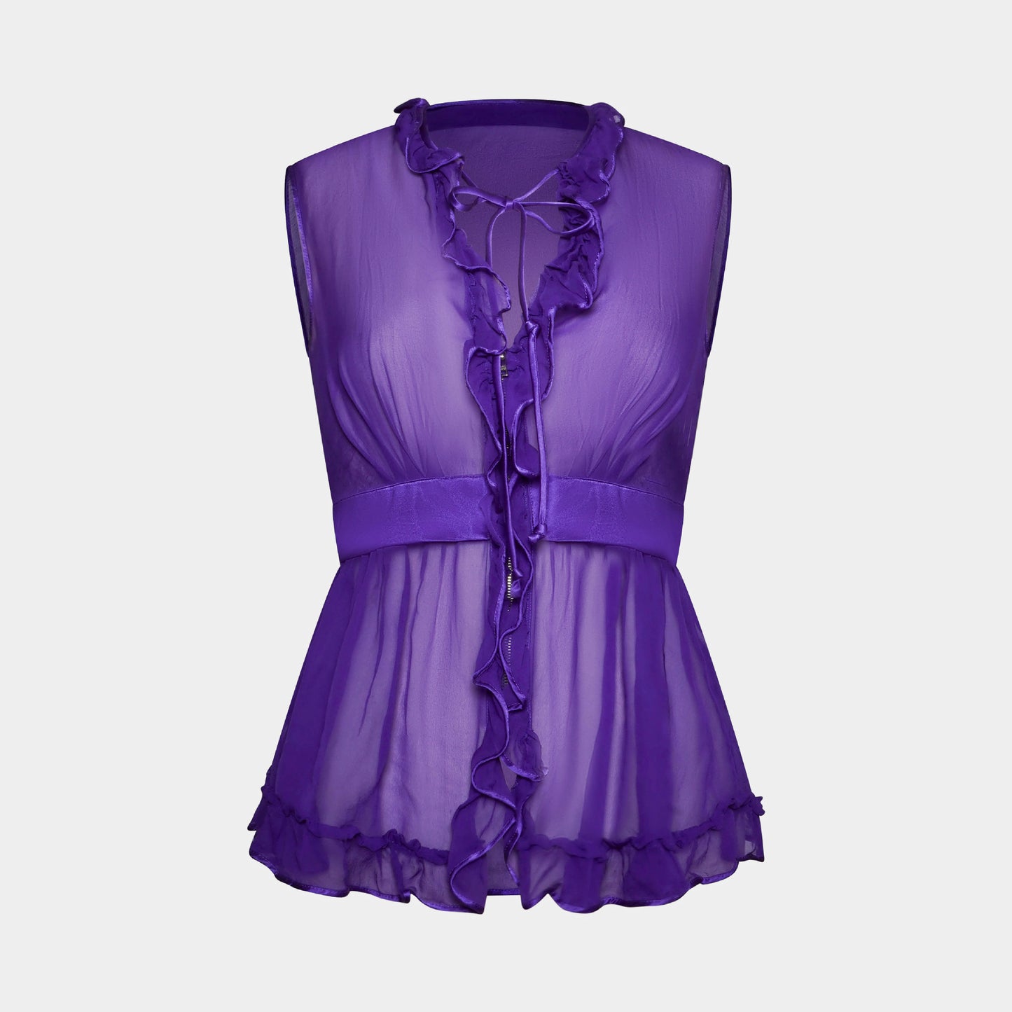 Chemisier Soie Violet Dolce Gabbana 2000